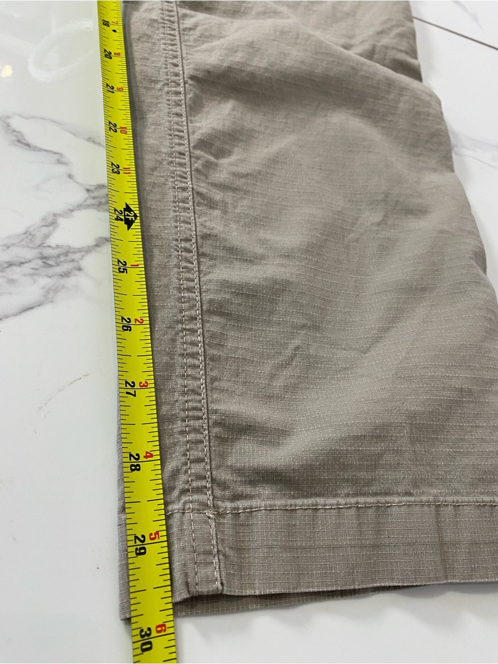 Vuori V412 Ripstop Pants Mens Size XL Drawstring Pockets Hiking Climbing Tan - Picture 9 of 10